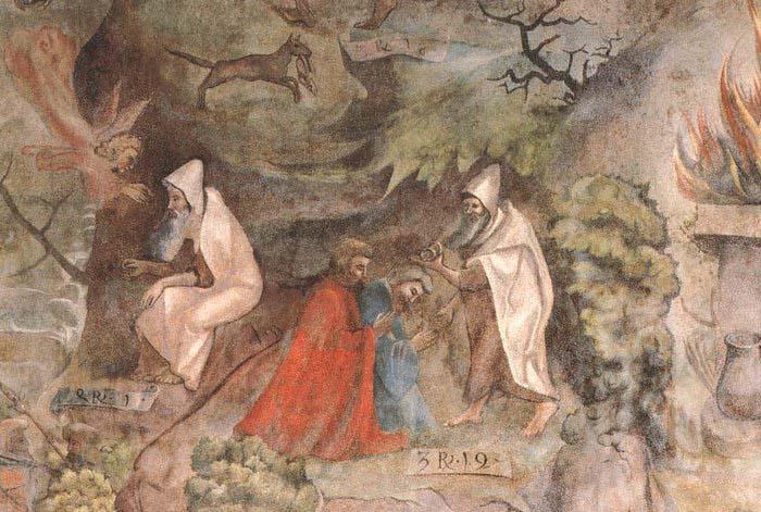 Jorg Ratgeb Scenes from the Life of Prophet Elijah Sweden oil painting art